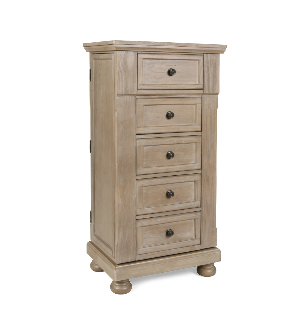 New Classic Furniture ALLEGRA SWIVEL CHEST-PEWTER