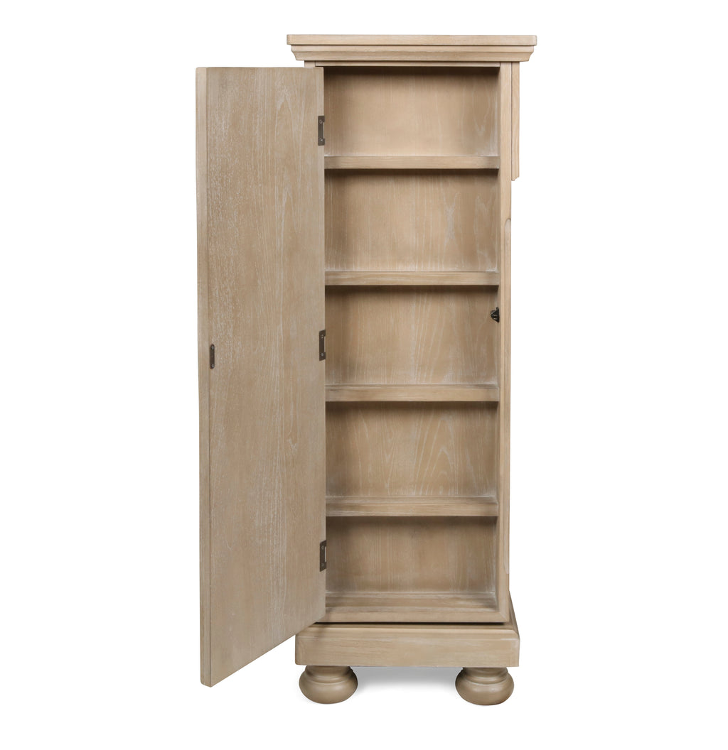 New Classic Furniture ALLEGRA SWIVEL CHEST-PEWTER