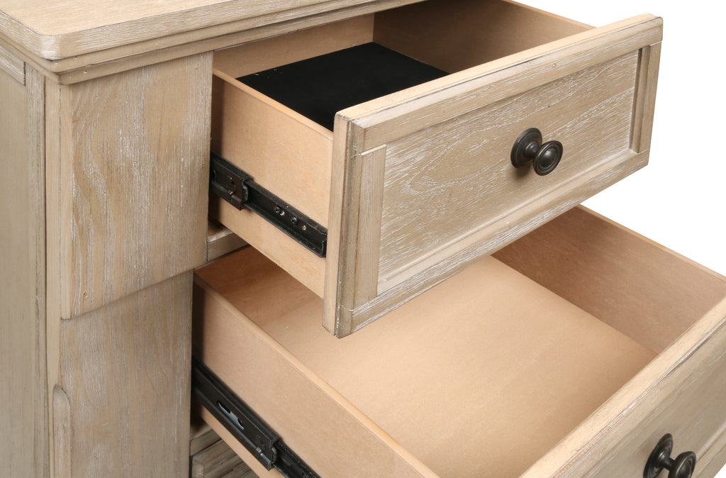 New Classic Furniture ALLEGRA SWIVEL CHEST-PEWTER