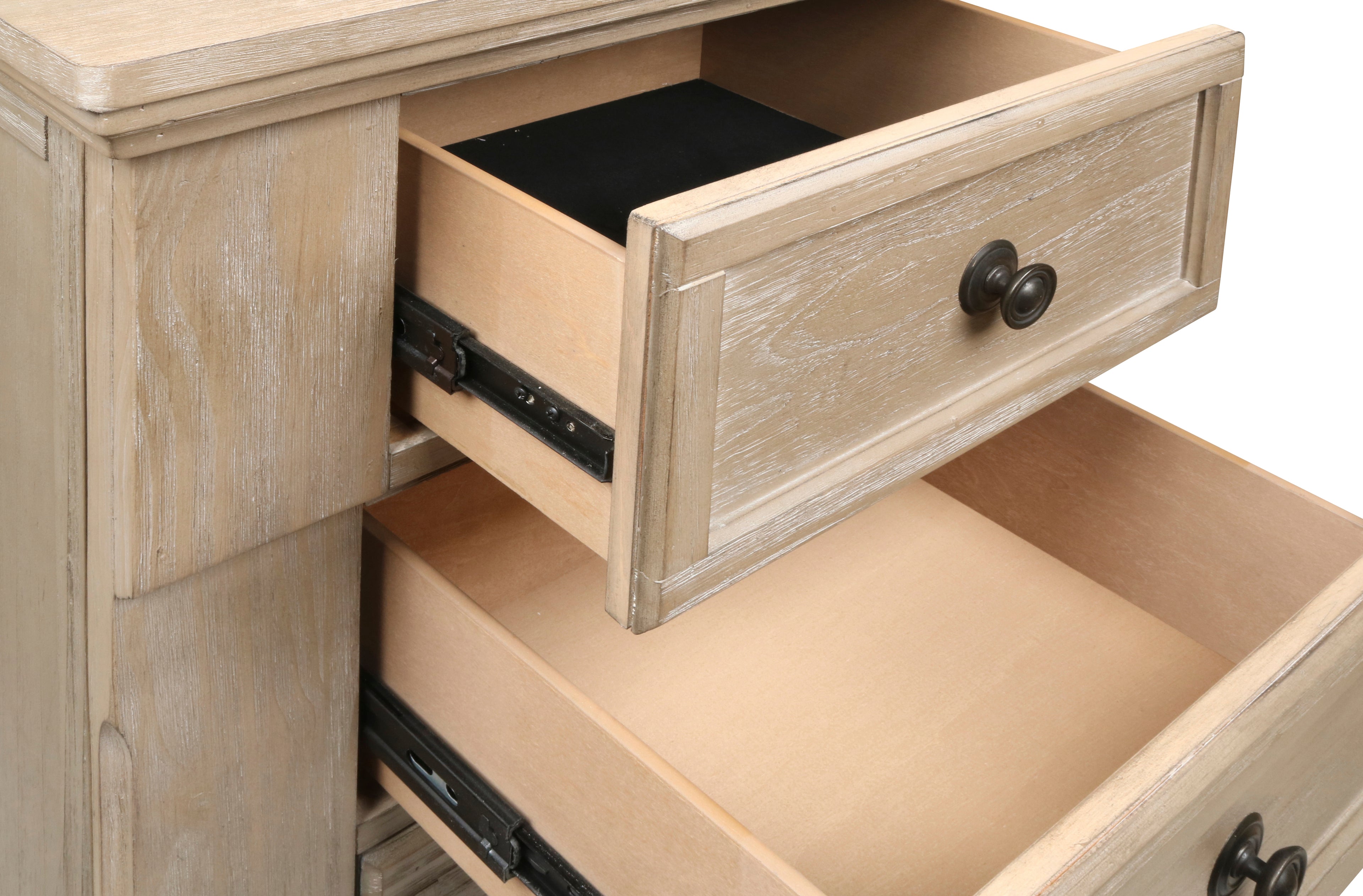 New Classic Furniture ALLEGRA SWIVEL CHEST-PEWTER
