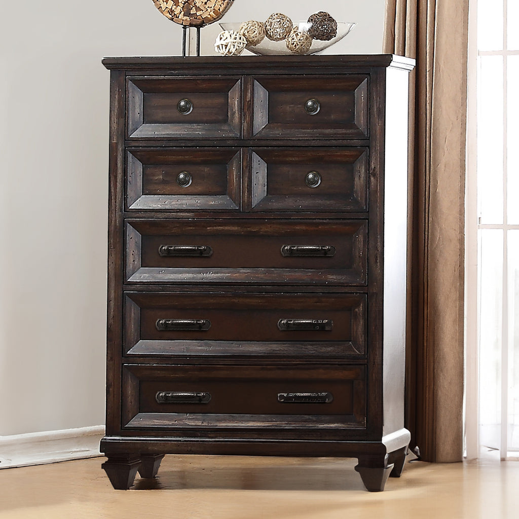 New Classic Furniture SEVILLA CHEST-WALNUT