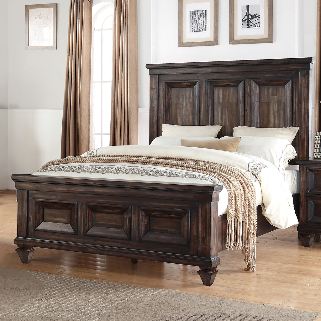 New Classic Furniture SEVILLA 6/6-6/0 EK/WK HEADBOARD-WALNUT