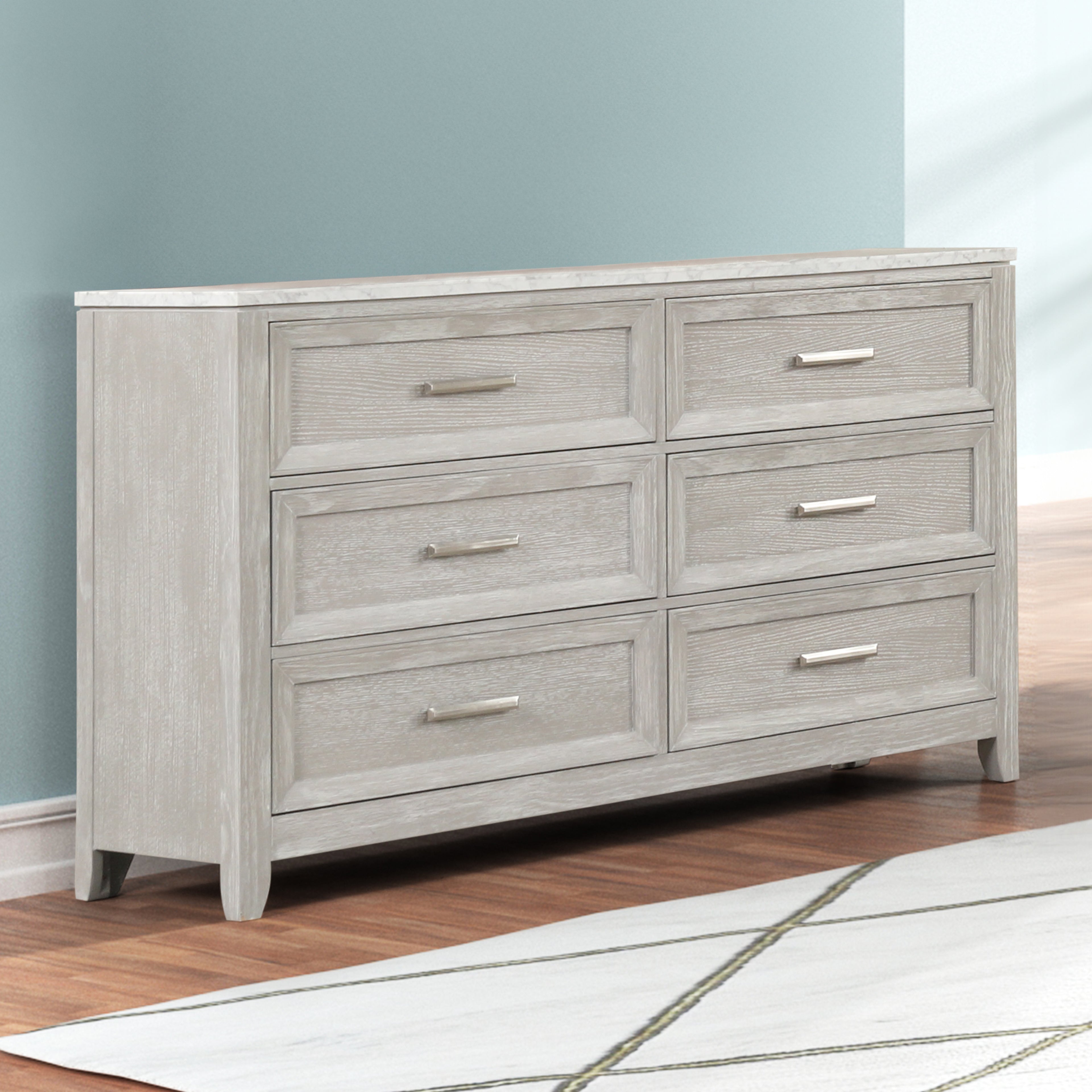 New Classic Furniture FIONA DRESSER-MIST GRAY