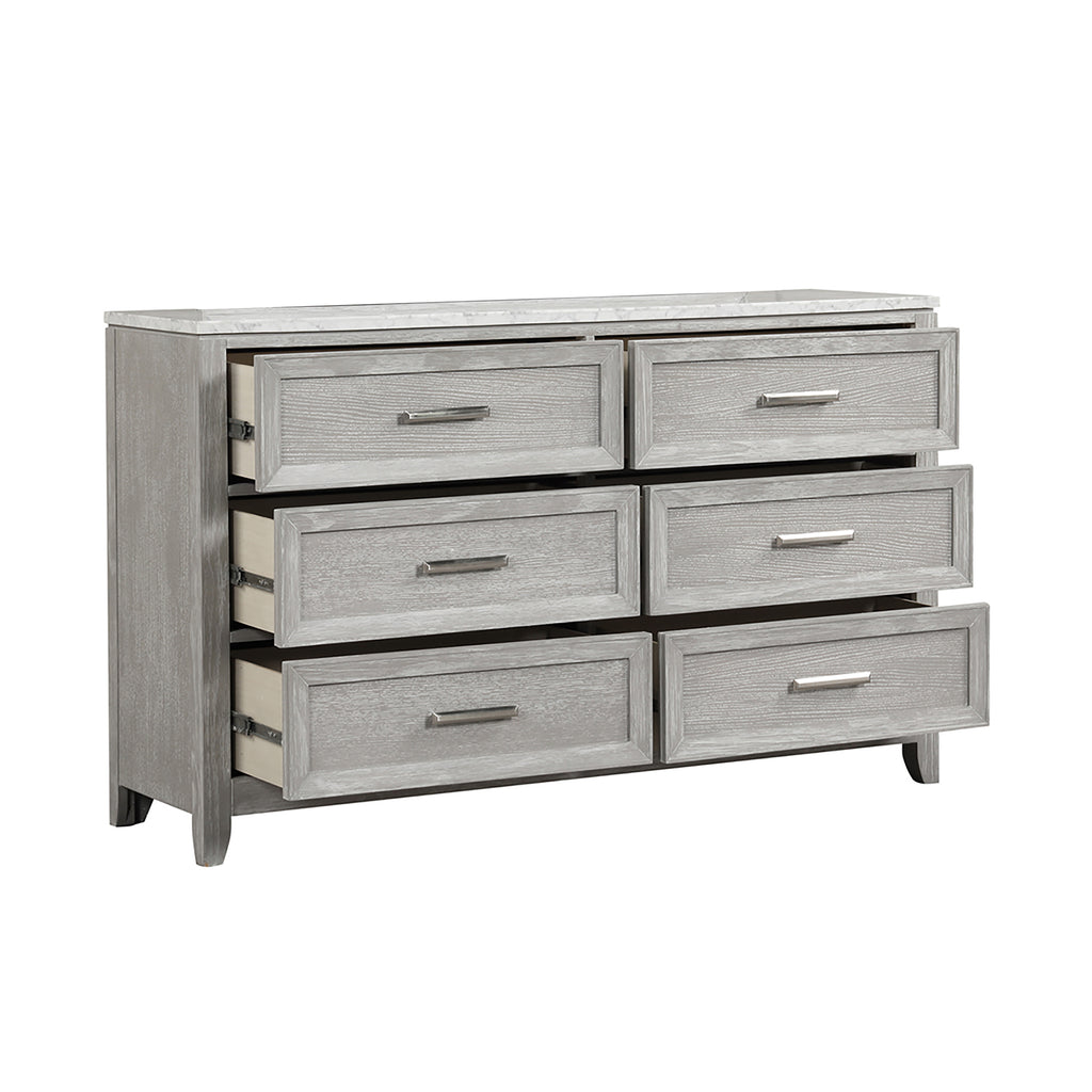 New Classic Furniture FIONA DRESSER-MIST GRAY