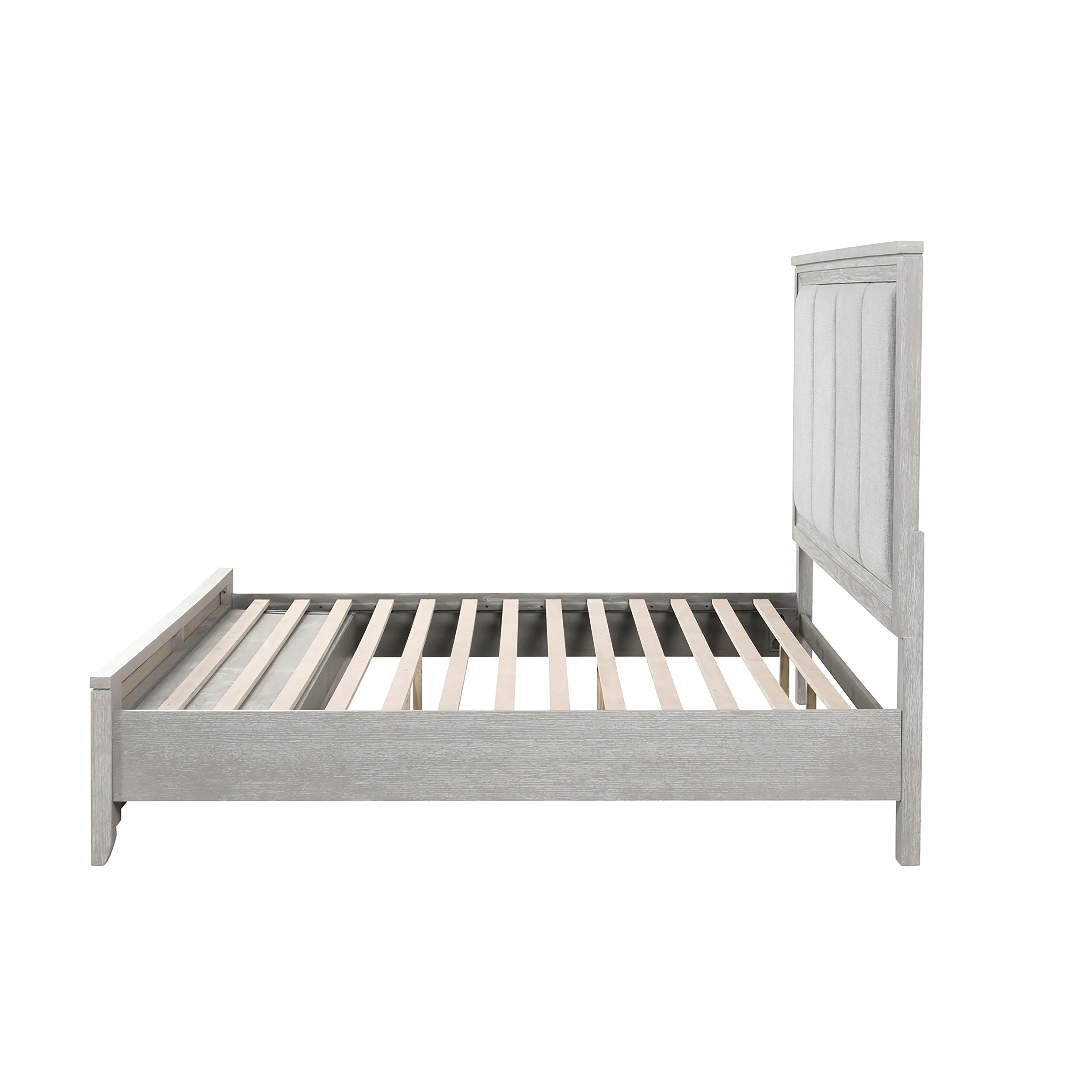 New Classic Furniture FIONA 6/6-6/0 EK/WK HEADBOARD- MIST GRAY