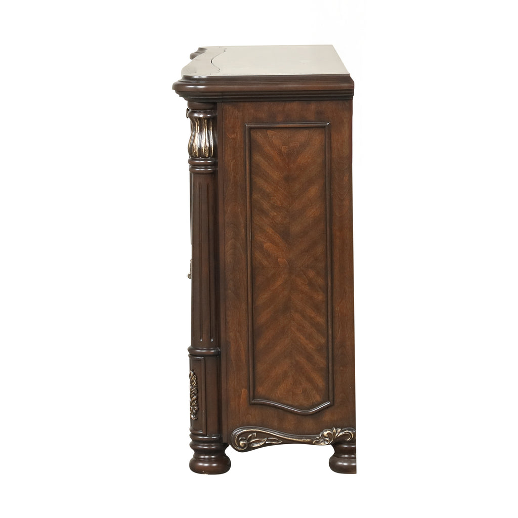 New Classic Furniture BELLA NOTTE DRESSER- MAHOGANY BROWN