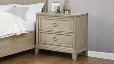 New Classic Furniture WISTERIA NIGHSTAND-SANDSTONE