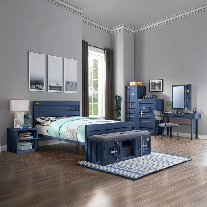 ACME Blue Cargo Nightstand W/USB