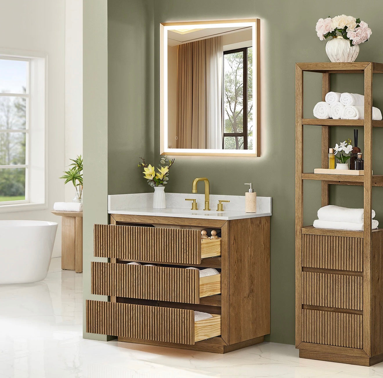 Altair Navan 30"/36"/48"/60"/72" single/double vanity with top