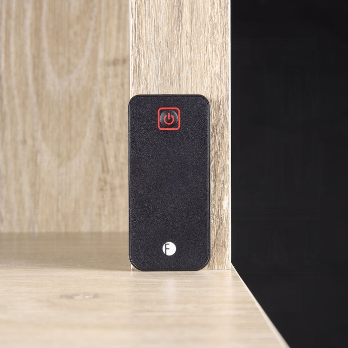 ACME Mirrored & Faux Diamonds Noralie Fireplace