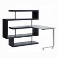 ACME Black Buck II Writing Desk W/Bookshelf