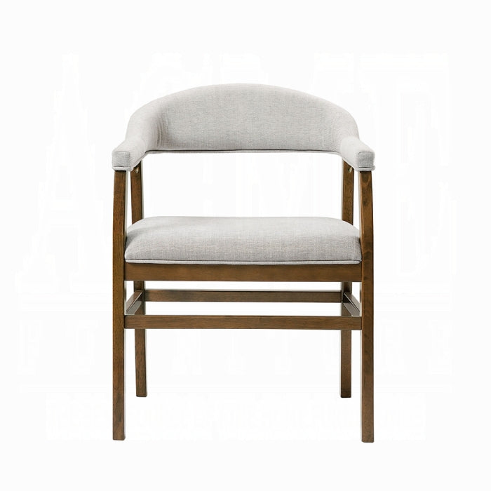 ACME Dark Walnut Darcy Arm Chair (Set-2)