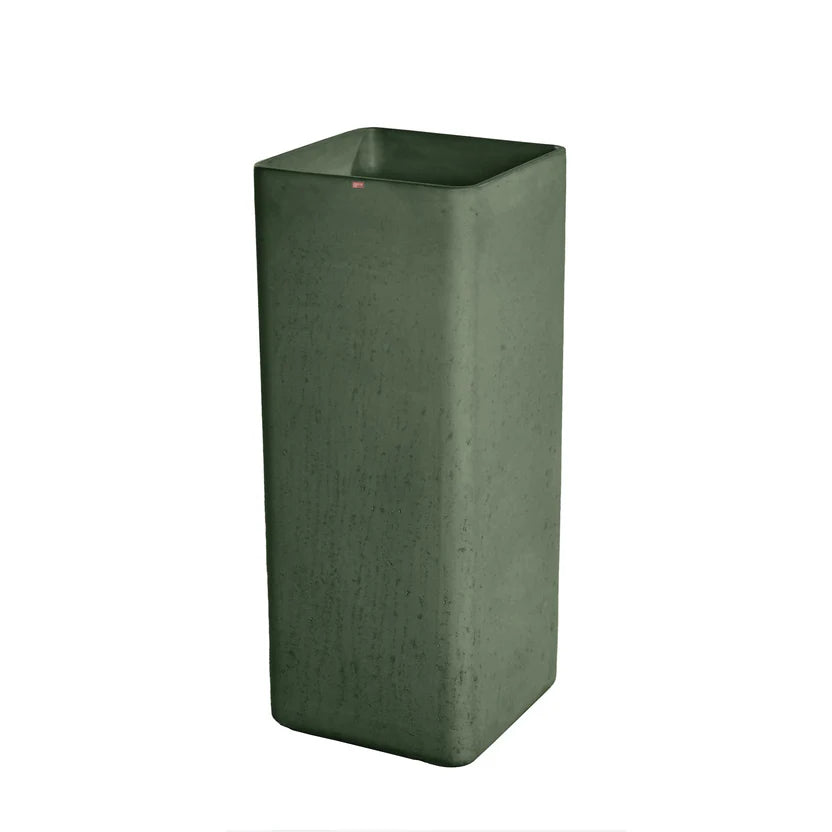 KONKRETUS Sink Fladd 06 – Handcrafted Concrete Pedestal Sink