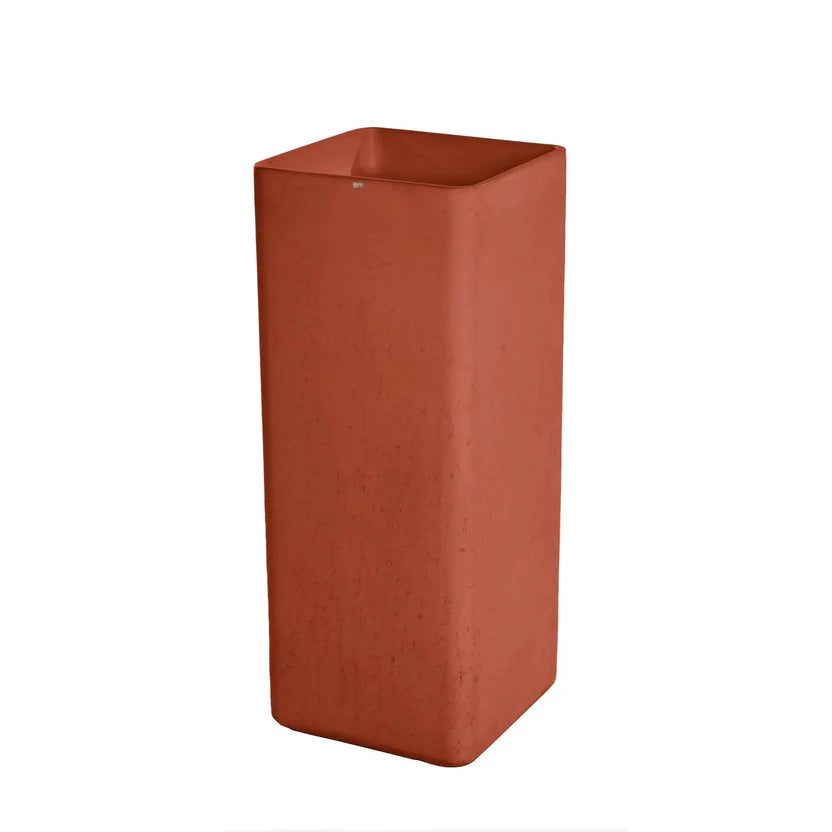 KONKRETUS Sink Fladd 06 – Handcrafted Concrete Pedestal Sink