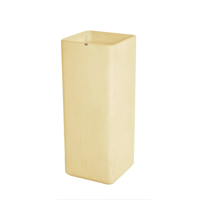 KONKRETUS Sink Fladd 06 – Handcrafted Concrete Pedestal Sink
