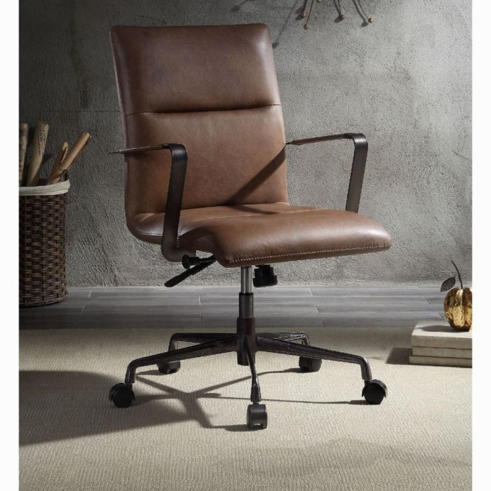 ACME Vintage Chocolate Indra Office Chair