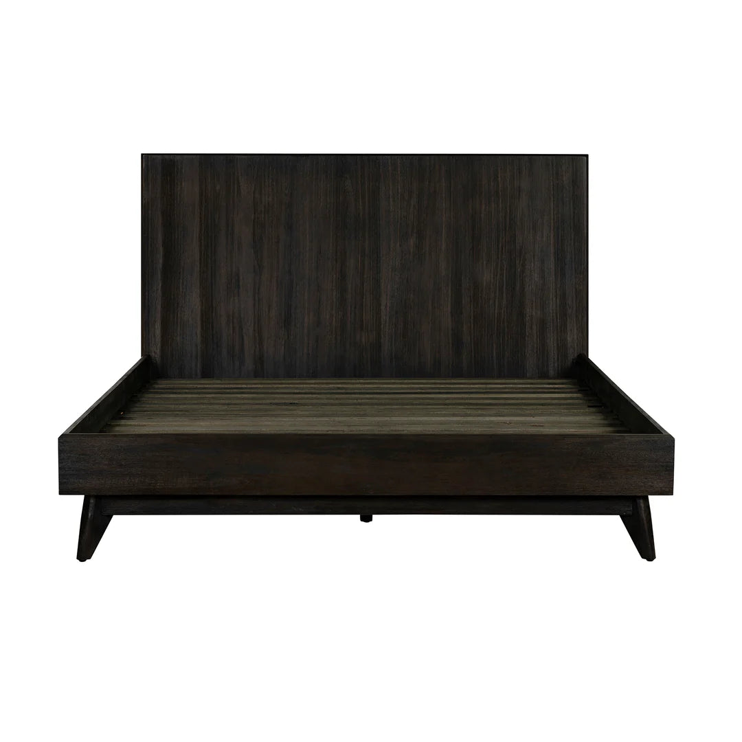 Armen Living Baly Acacia Mid-Century Platform Bed