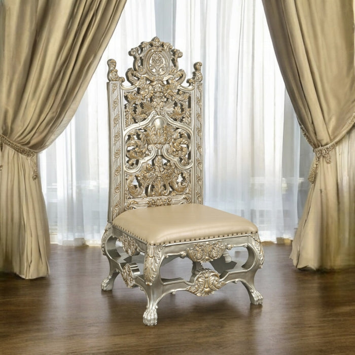 ACME Champagne & Gold Danae Side Chair (Set-2)