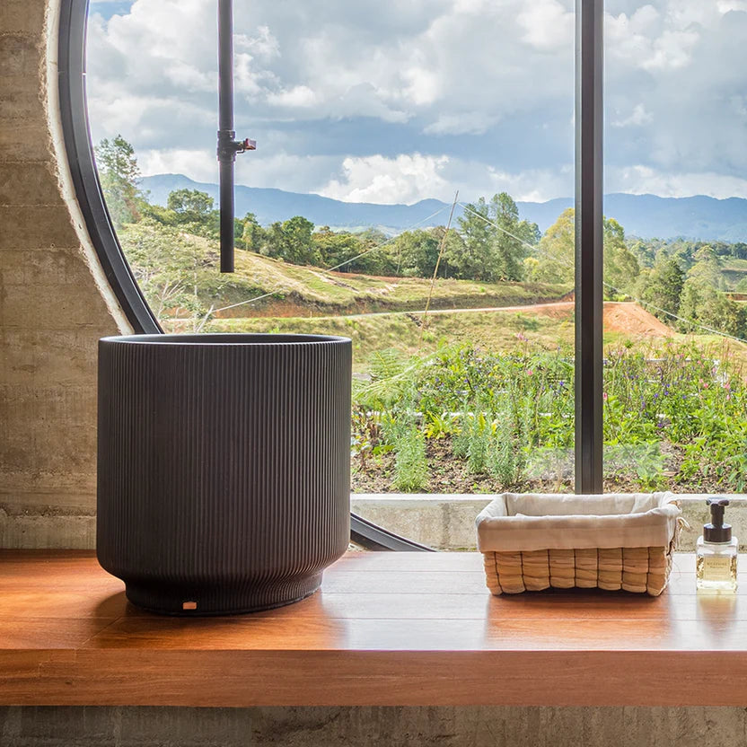 KONKRETUS Sink Lotus 05 – Handcrafted K2 Composite Concrete Sink