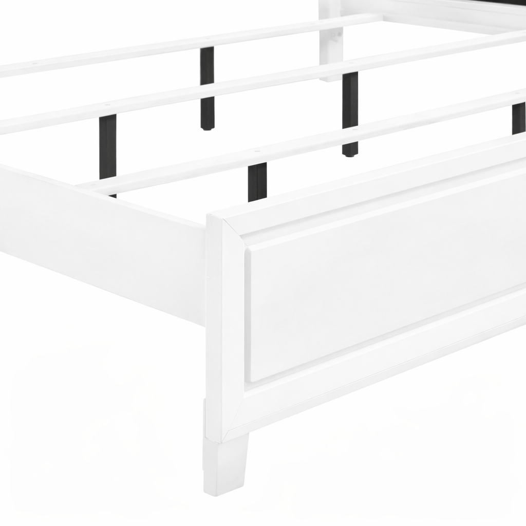 New Classic Furniture BALLARD 6/0 WK PANEL SIDE RAILS-WHITE