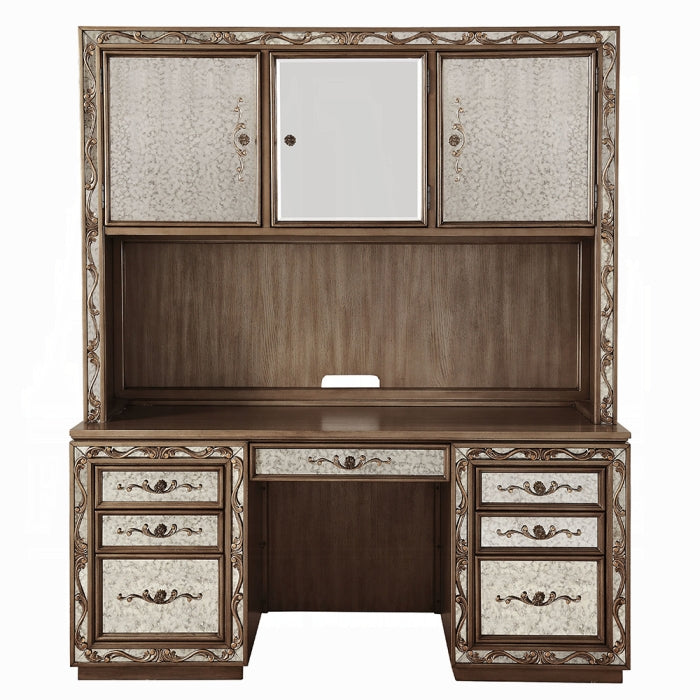 ACME Orianne Executive Computer Desk W/Hutch