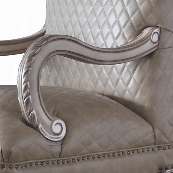 ACME Vintage Bone White Dresden Chair W/Pillow