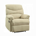ACME Beige Arcadia Motion Recliner