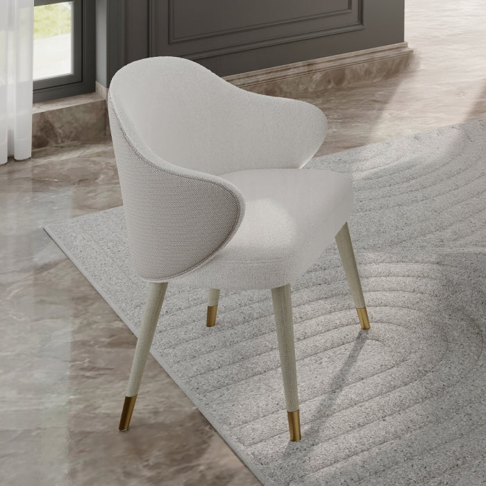 ACME Gray Oak Charity Side Chair (Set-2)