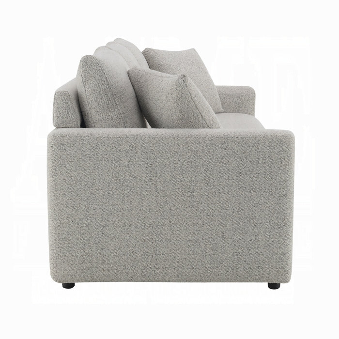 ACME Gray Boucle Connie Sofa w/Sleeper