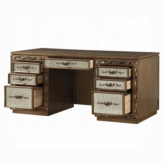 ACME Orianne Executive Computer Desk W/Hutch
