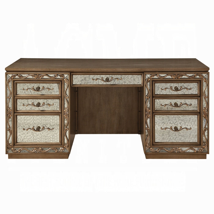 ACME Orianne Executive Computer Desk W/Hutch