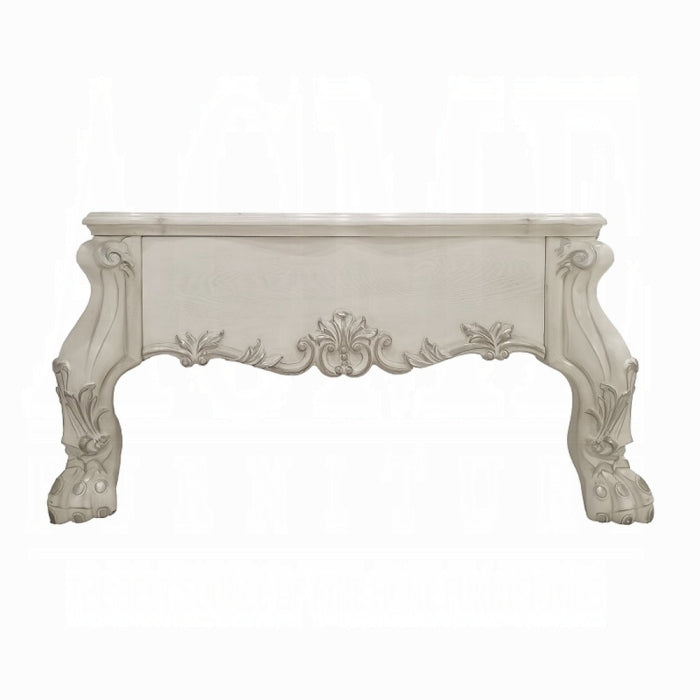 ACME Vintage Bone White Dresden Coffee Table
