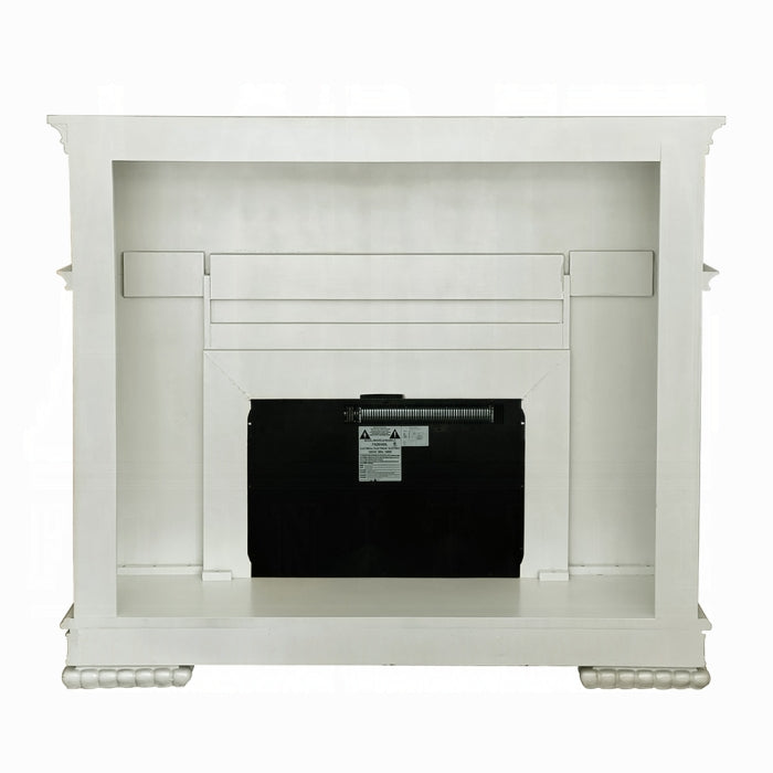 ACME Antique Pearl Vendome Fireplace