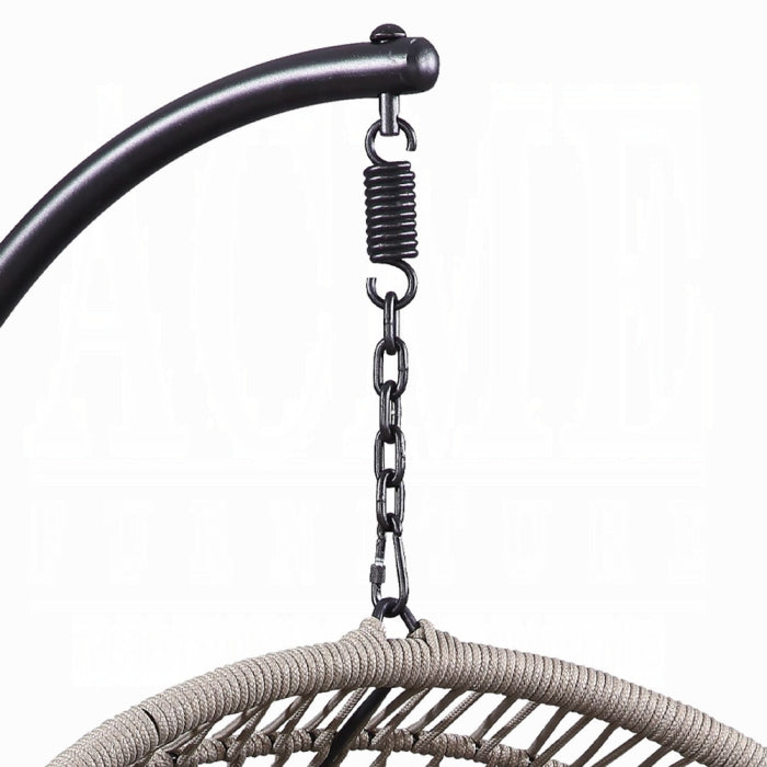 ACME Beige Fabric Vasant Hanging Chair