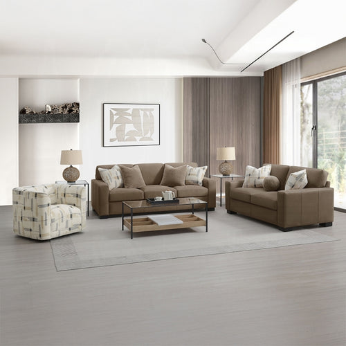 ACME Beige Pattern  Darya Chair w/Swivel