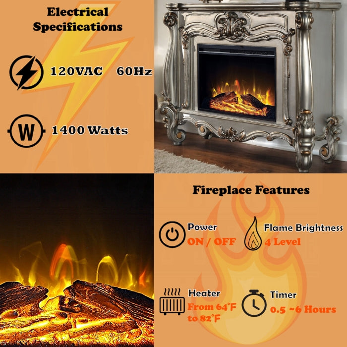 ACME Platinum Versailles Fireplace