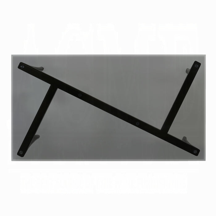 ACME Glass Top & Vintage Oak Danzel Dining Table