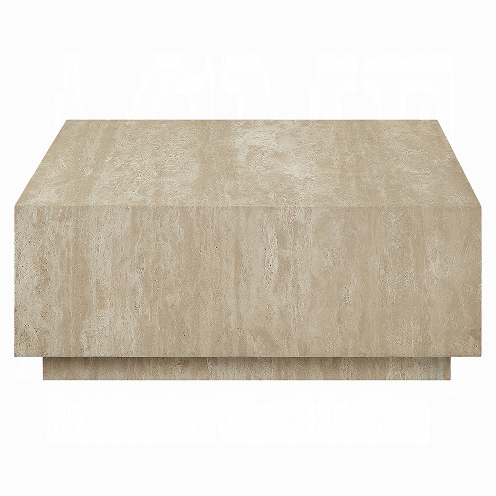 ACME Beige Marble Deon Coffee Table