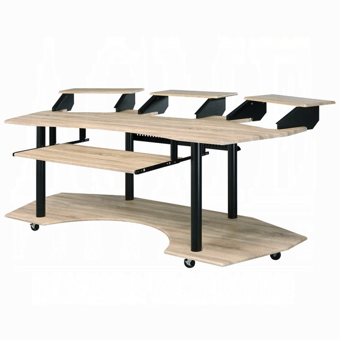ACME Oak Eleazar 83" Music Studio Desk