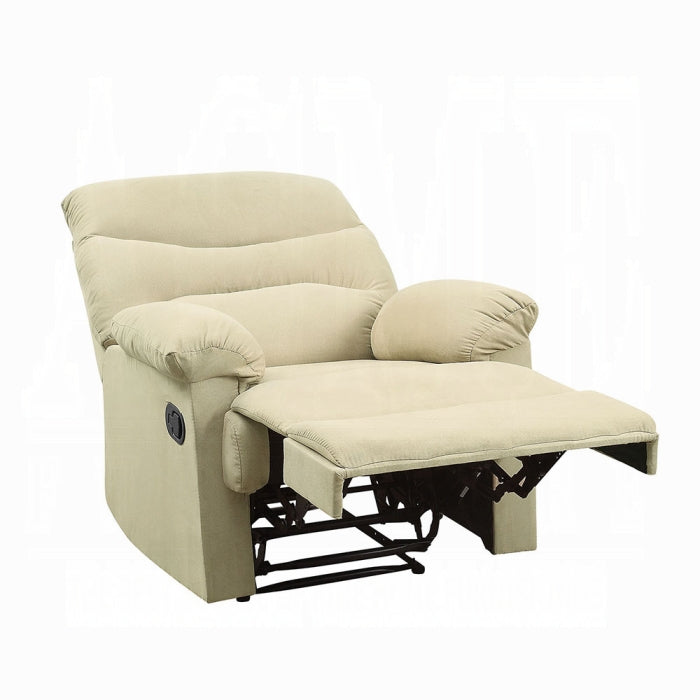 ACME Beige Arcadia Motion Recliner