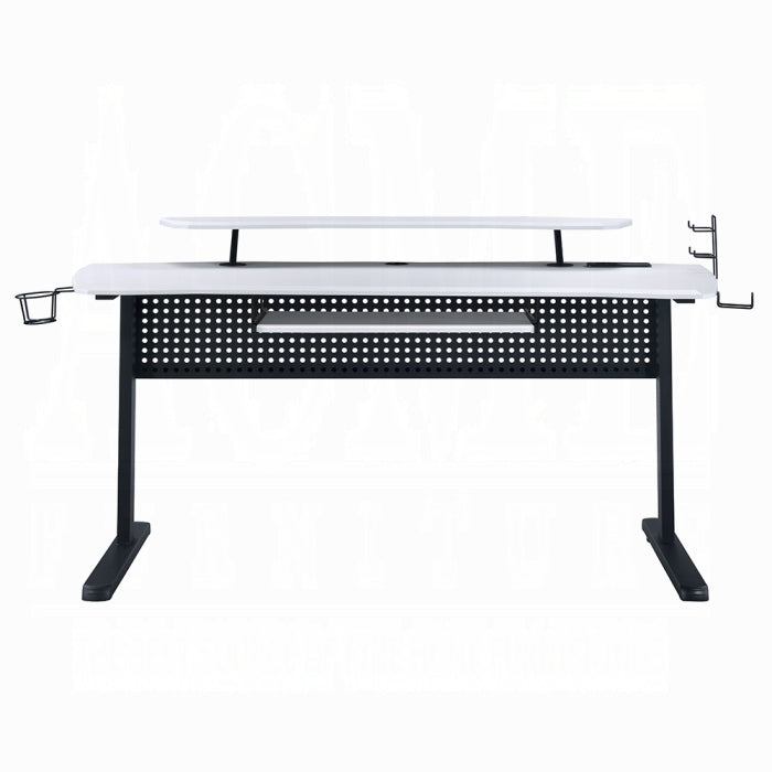 ACME White Vildre Gaming Desk W/USB