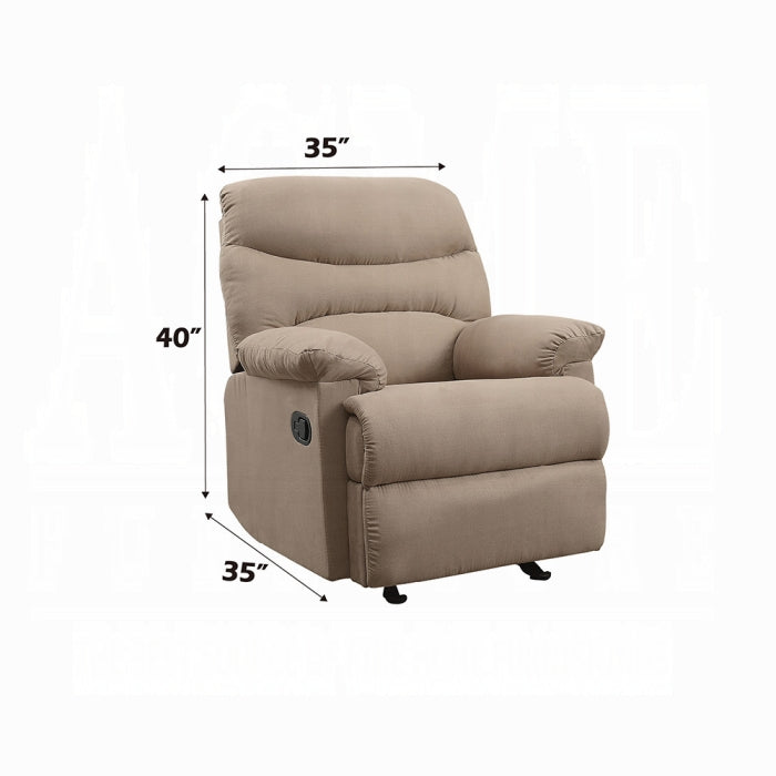 ACME Light Brown Arcadia Motion Recliner