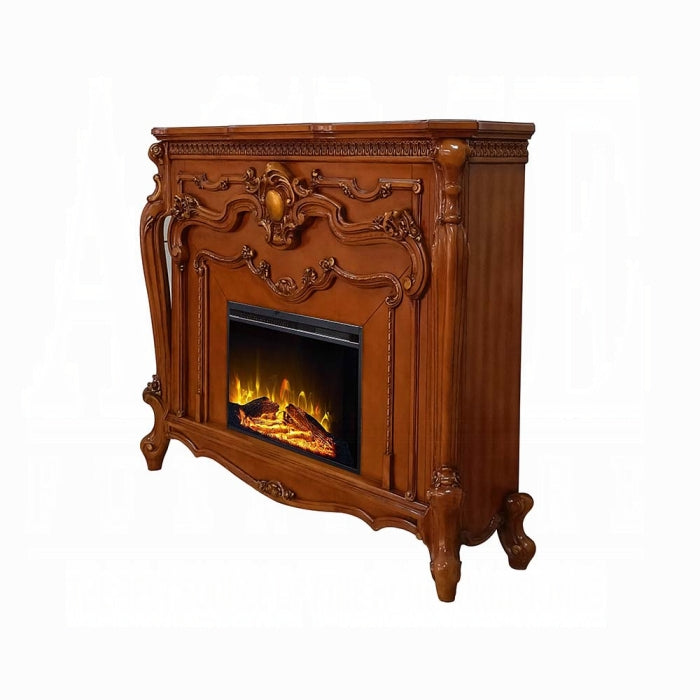 ACME Honey Oak Finish Picardy Fireplace