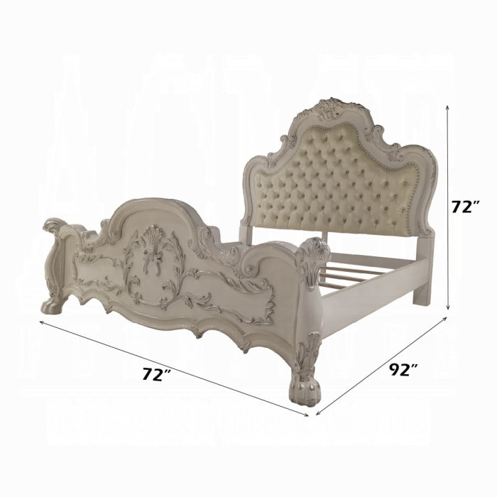 ACME White Dresden Queen Bed