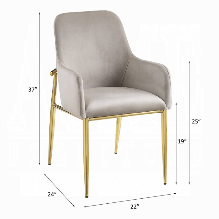 ACME Barnard Side Chair (Set-2)
