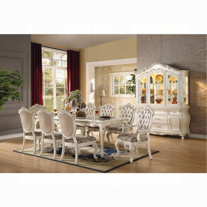 ACME Pearl White Chantelle Dining Table