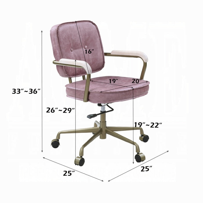 ACME Pink Siecross Office Chair
