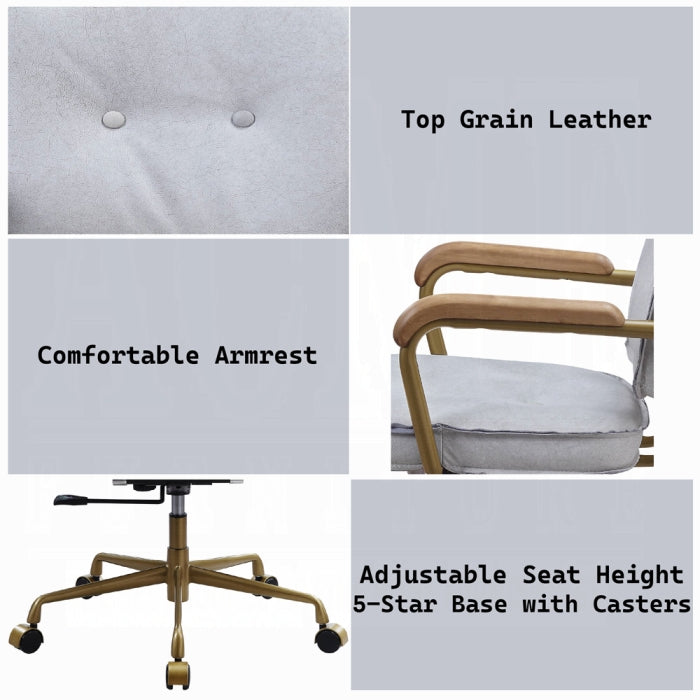 ACME White Siecross Office Chair