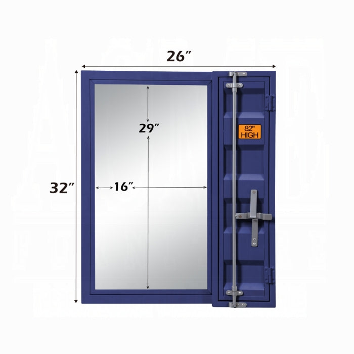 ACME Blue Cargo Vanity Mirror