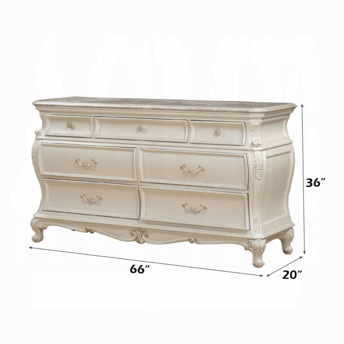 ACME Chantelle Dresser W/Marble Top